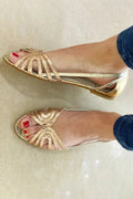 Aitana™ | Sandalias Planas Metalizadas