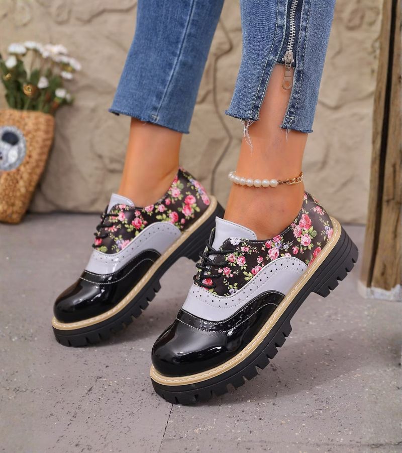 Paris | Francesine Floreali con Supporto Plantare