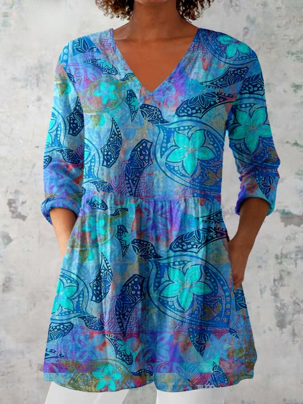 Julieta™ | Blusa Túnica con Escote en V