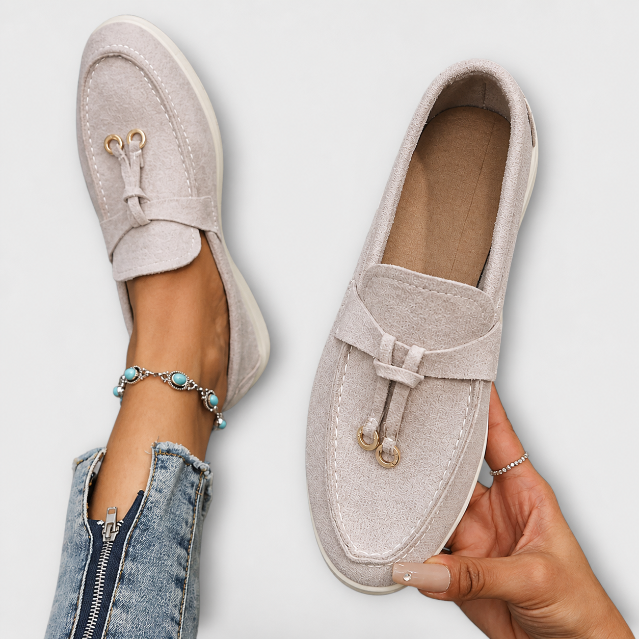 Genoveva™ | Mocasín Elegante con Hebilla