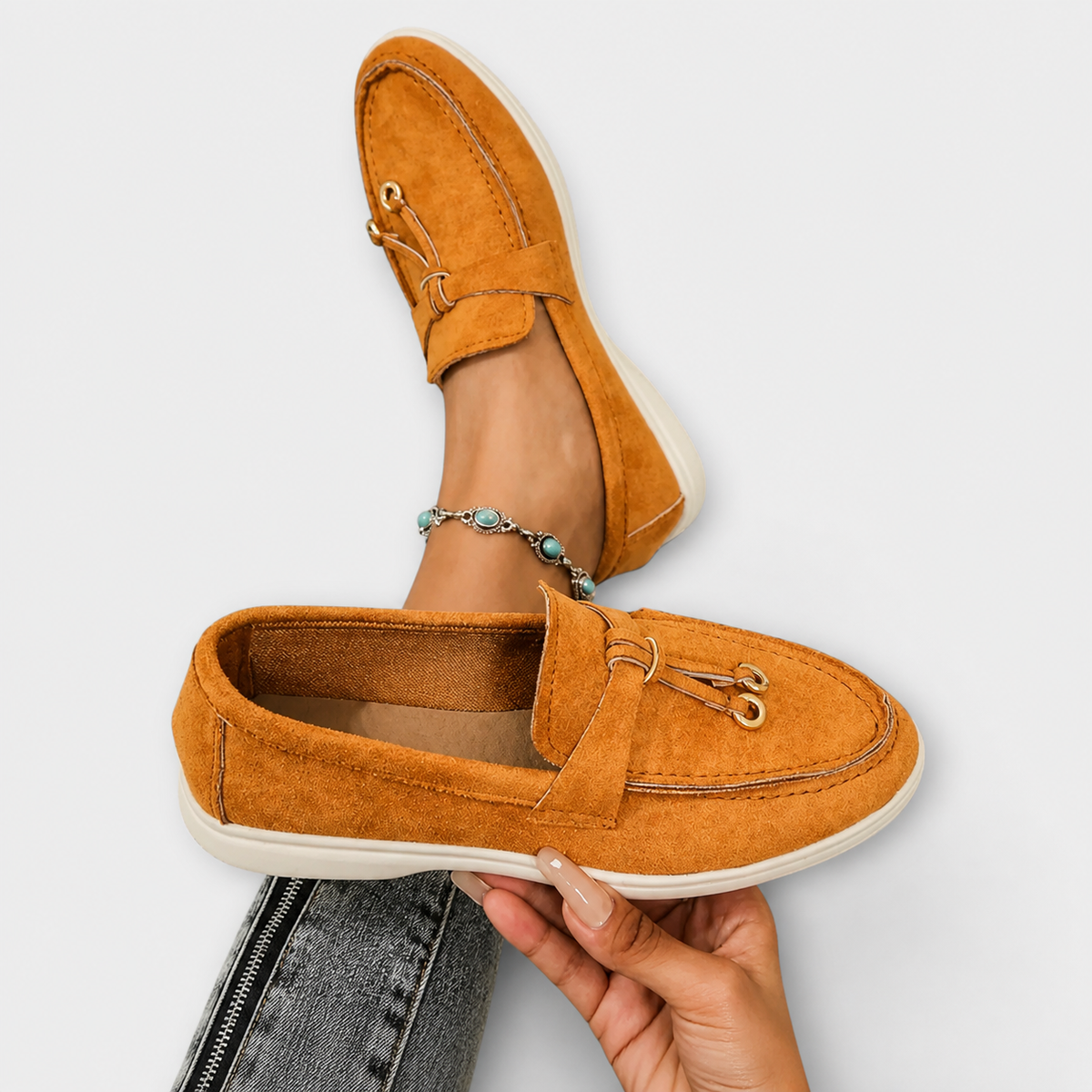 Genoveva™ | Mocasín Elegante con Hebilla