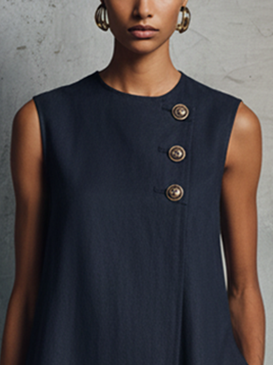 Luna™ | Vestido Corto sin Mangas
