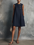 Luna™ | Vestido Corto sin Mangas
