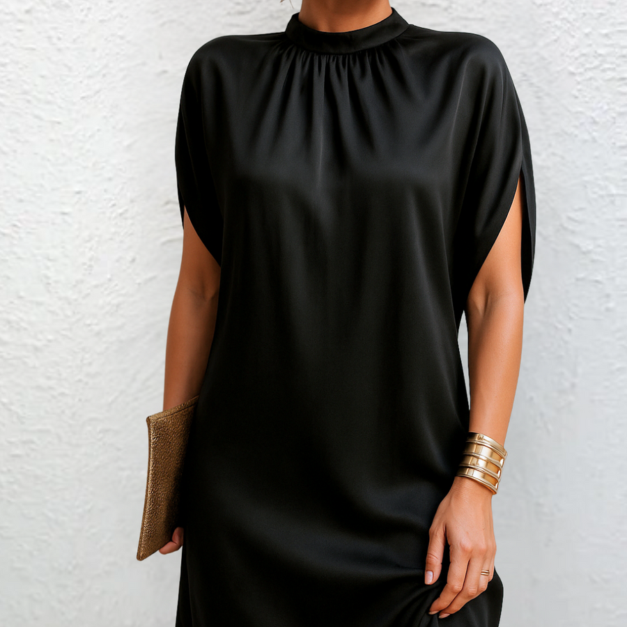 Camila™ | Vestido Negro Minimalista
