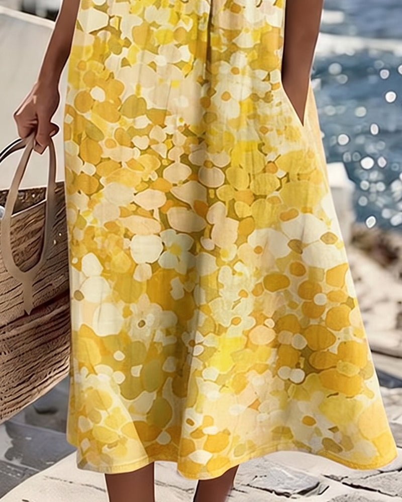 Nicolasa™ | Vestido Midi Floral Corte A