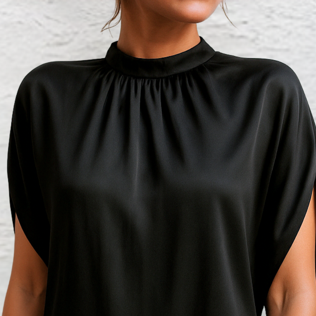 Camila™ | Vestido Negro Minimalista
