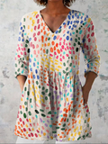 Paula™ | Blusa Túnica con Escote en V