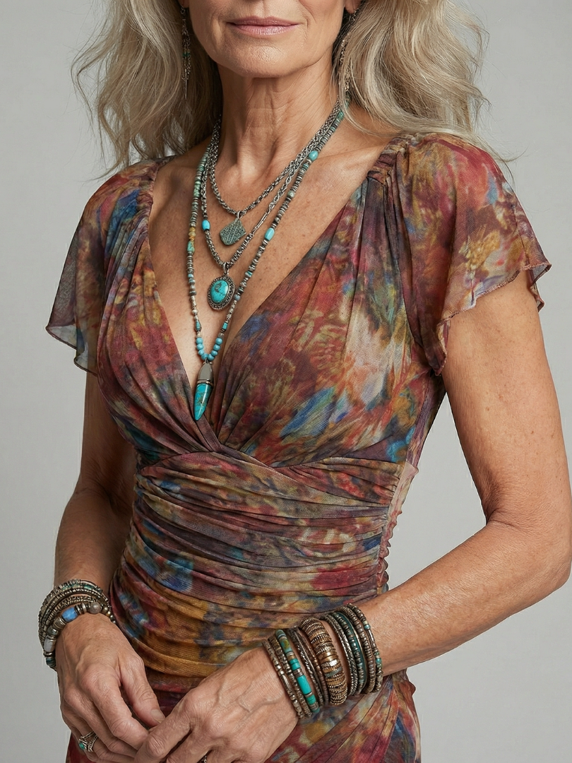 Ainhoa™ | Vestido Midi Halter con Bainha Asimétrica y Abertura Lateral