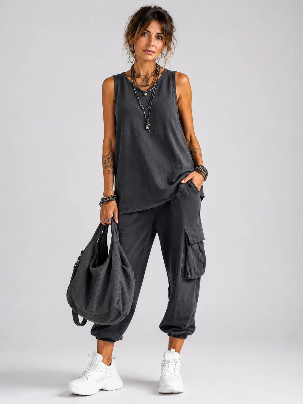 Valeriana™ | Conjunto Casual con Bolsillos
