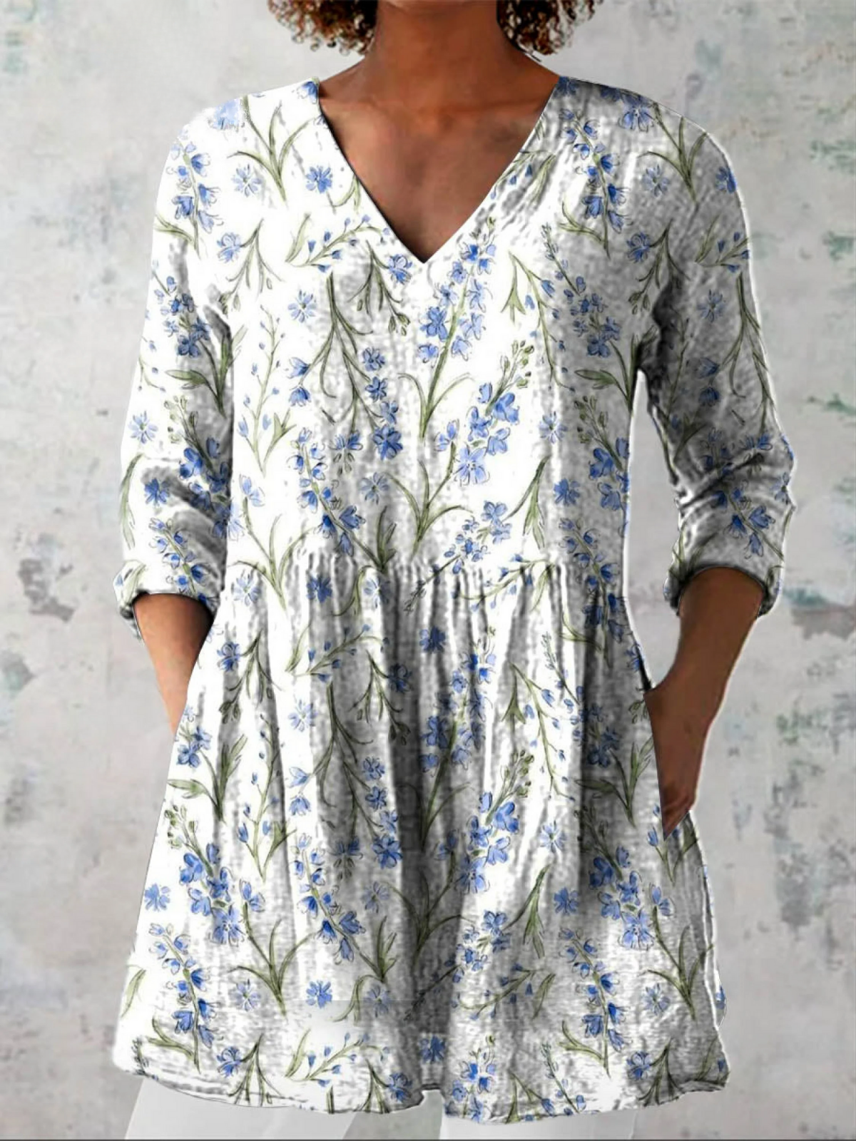 Juana™ | Blusa Túnica con Escote en V