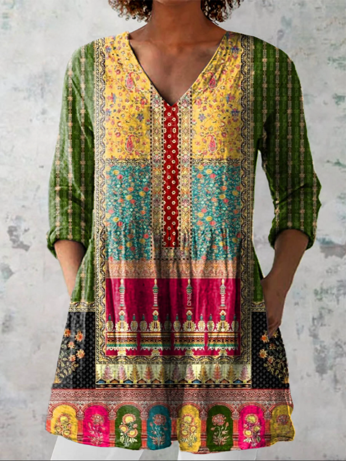 Emilia™ | Blusa Túnica con Escote en V