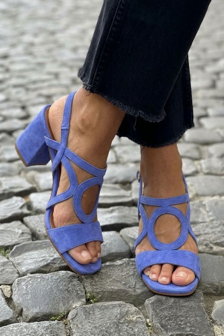 Begoña™ | Sandalias Planas con Detalle Circular