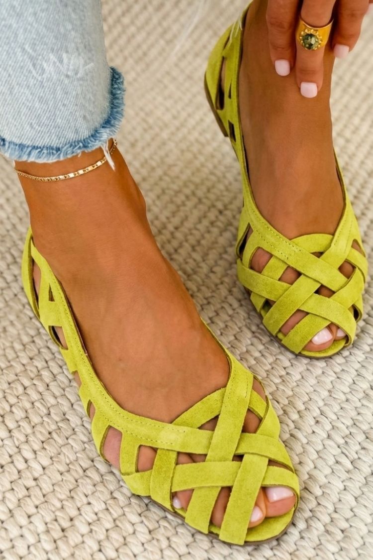 Manuela™ | Sandalias Planas Trenzadas