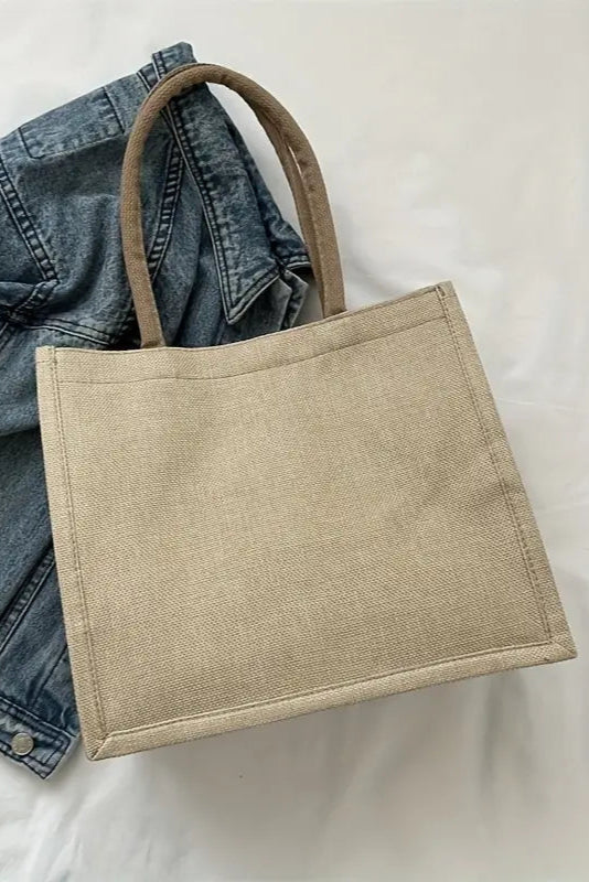 Taila Bolsa de Yute con Estampado Floral y Diseño Ecológico