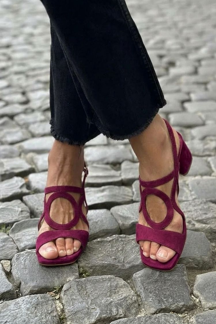 Begoña™ | Sandalias Planas con Detalle Circular