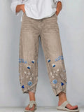 Brígida™ | Pantalón Casual con Bordado Floral