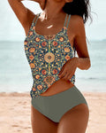 Virtudes™ | Bañador entero con estampado floral bohemio