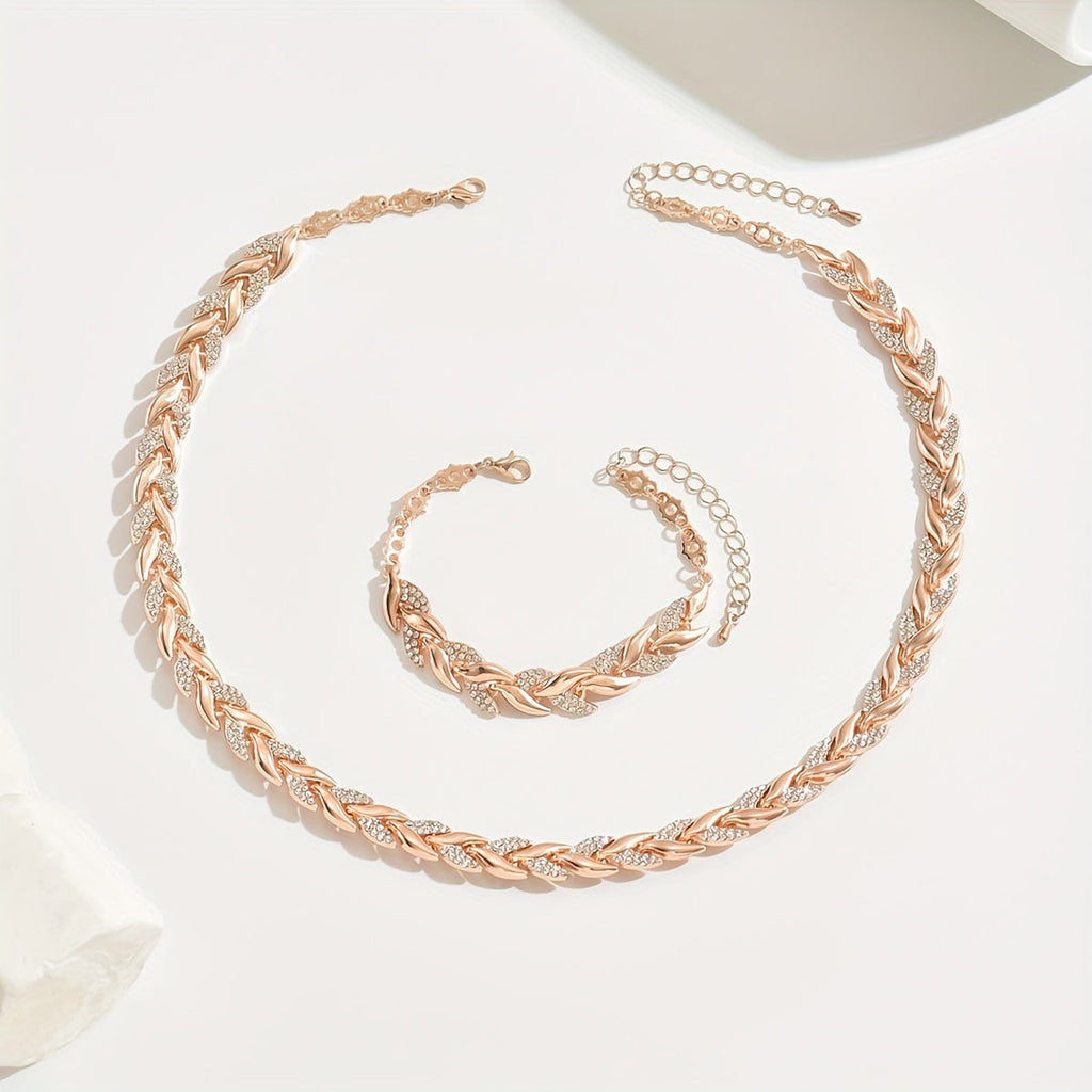 Claudine™ | Collar y Pulsera de cola de pez hecho a mano