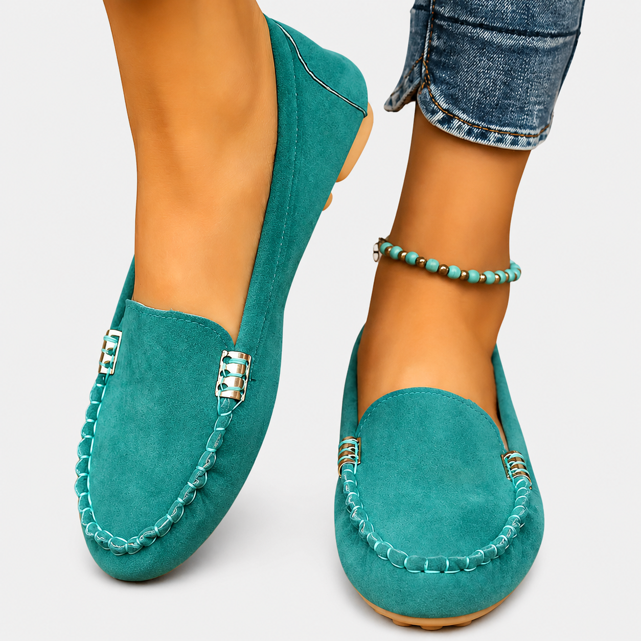 Áurea™ | Mocasín Plano de Colores