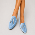 Amalia™ | Mocasín de Ante con Borlas