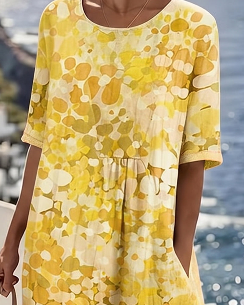 Nicolasa™ | Vestido Midi Floral Corte A