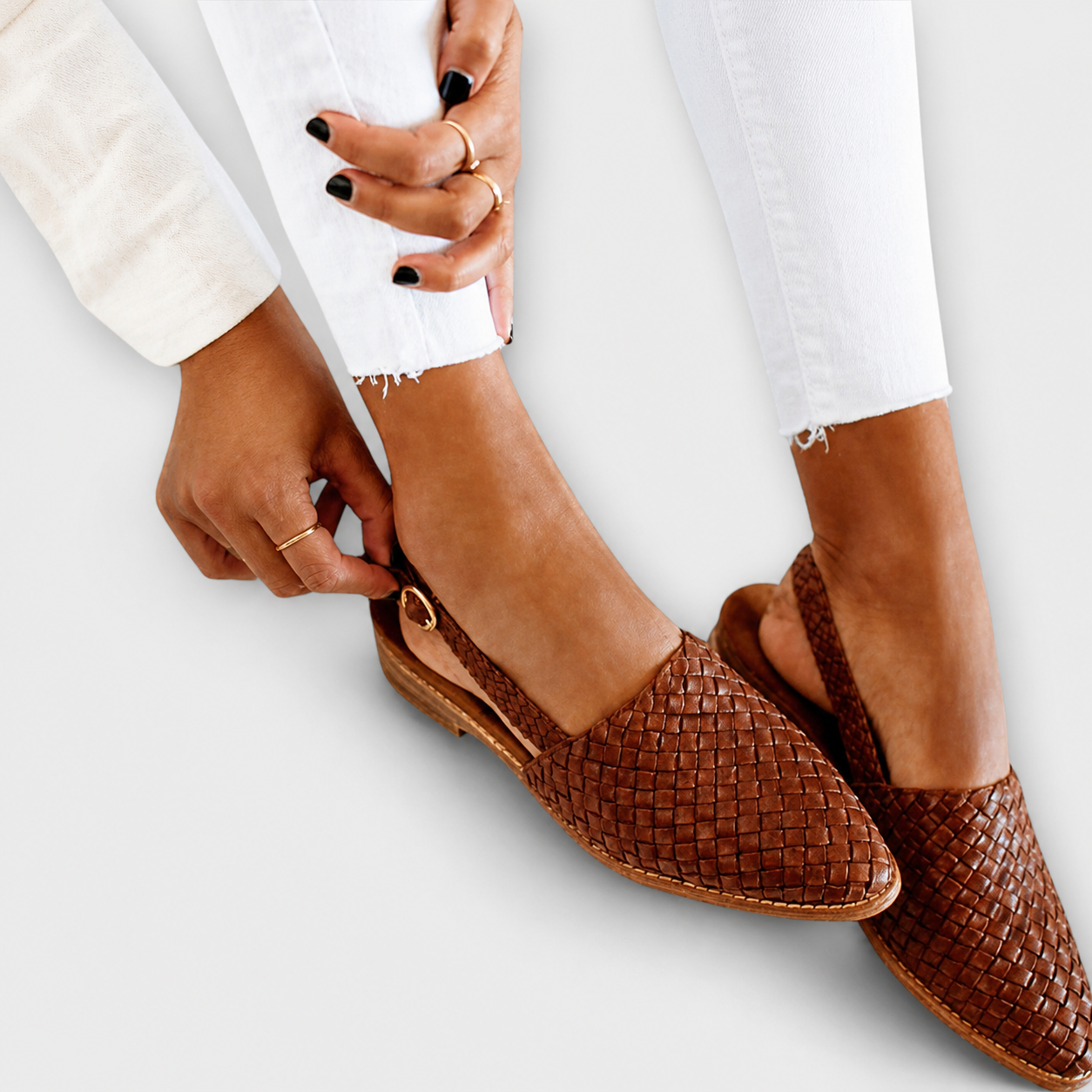 Rufina™ | Mocasín de Tejido Trenzado