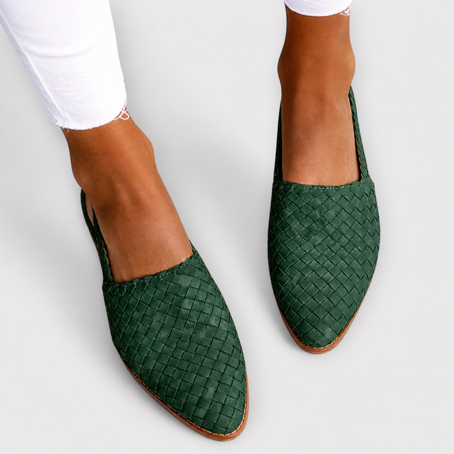 Rufina™ | Mocasín de Tejido Trenzado