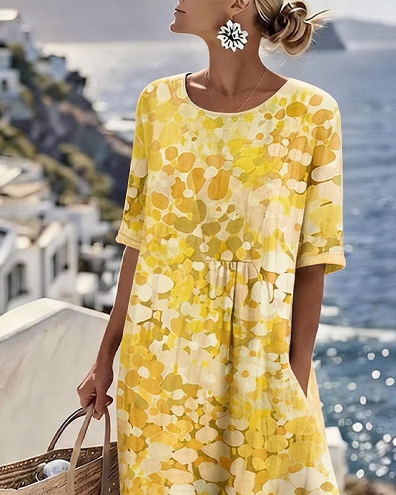 Nicolasa™ | Vestido Midi Floral Corte A