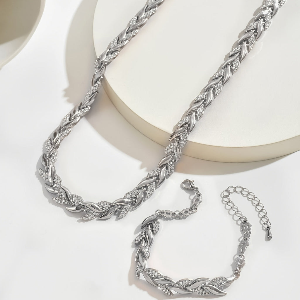 Claudine™ | Collar y Pulsera de cola de pez hecho a mano