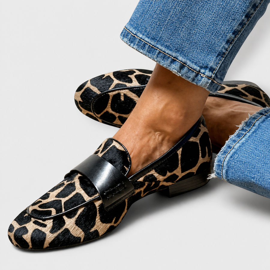 Paulina™ | Mocasín Animal Print Leopardo