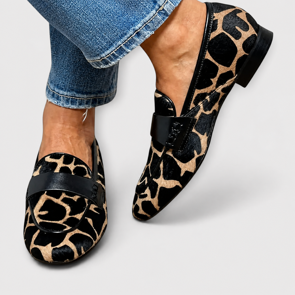 Paulina™ | Mocasín Animal Print Leopardo