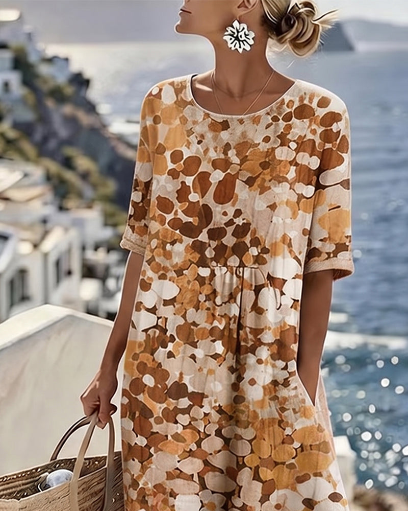 Nicolasa™ | Vestido Midi Floral Corte A