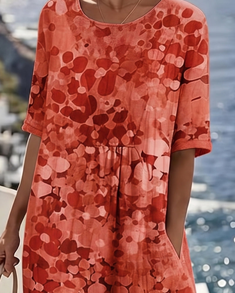 Nicolasa™ | Vestido Midi Floral Corte A