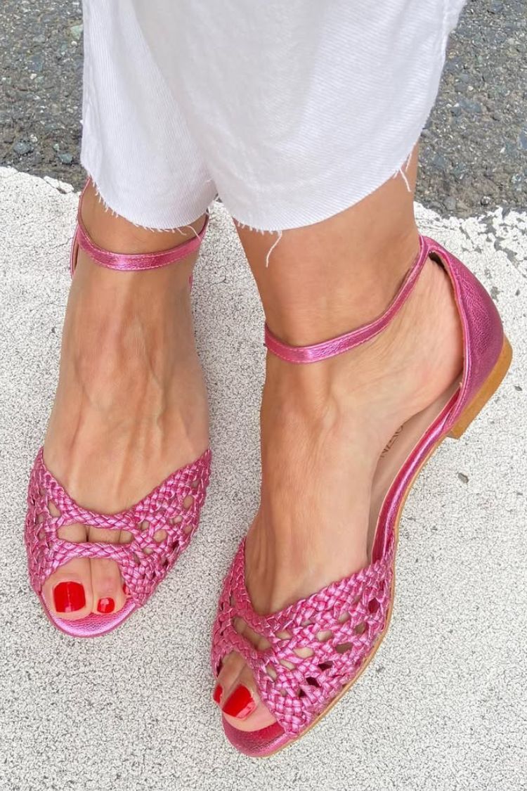 Soledad™ | Sandalias Doradas Trenzadas