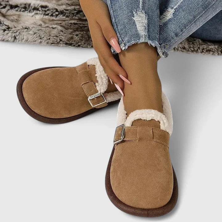 Valentynah™ | Zapatillas de Invierno con Forro de Peluche y Hebilla