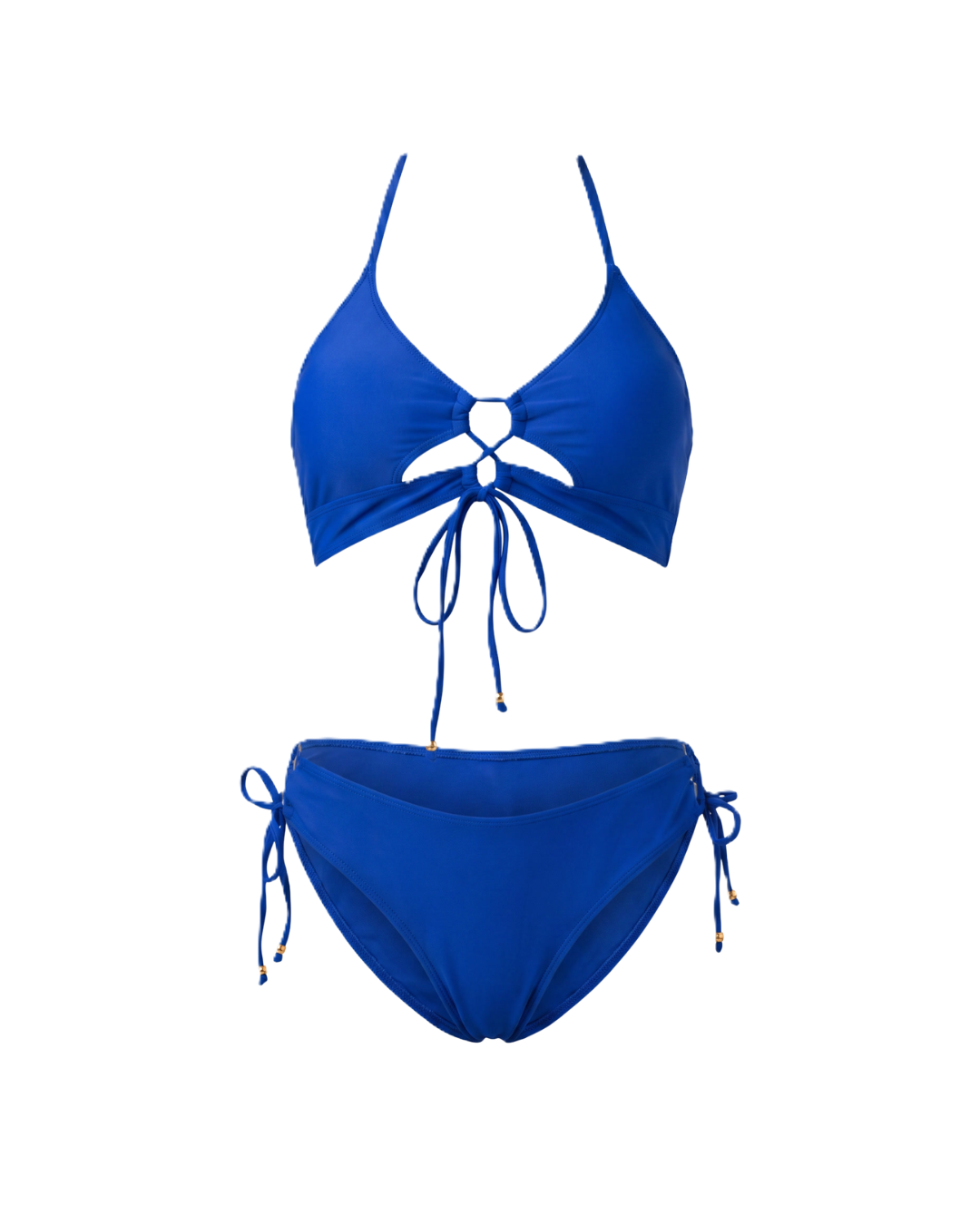 Casiana™ | Bikini con lazada frontal y estampado animal print