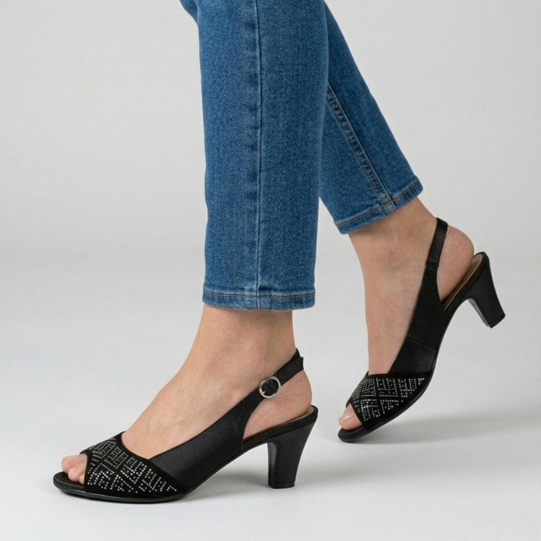 Paloma™ | Sandalia de Tacón Cómoda