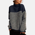 Norah | Jersey de algodón con cuello alto