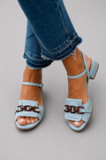 Marisol™ | Sandalias de Tacón con Detalle Frontal
