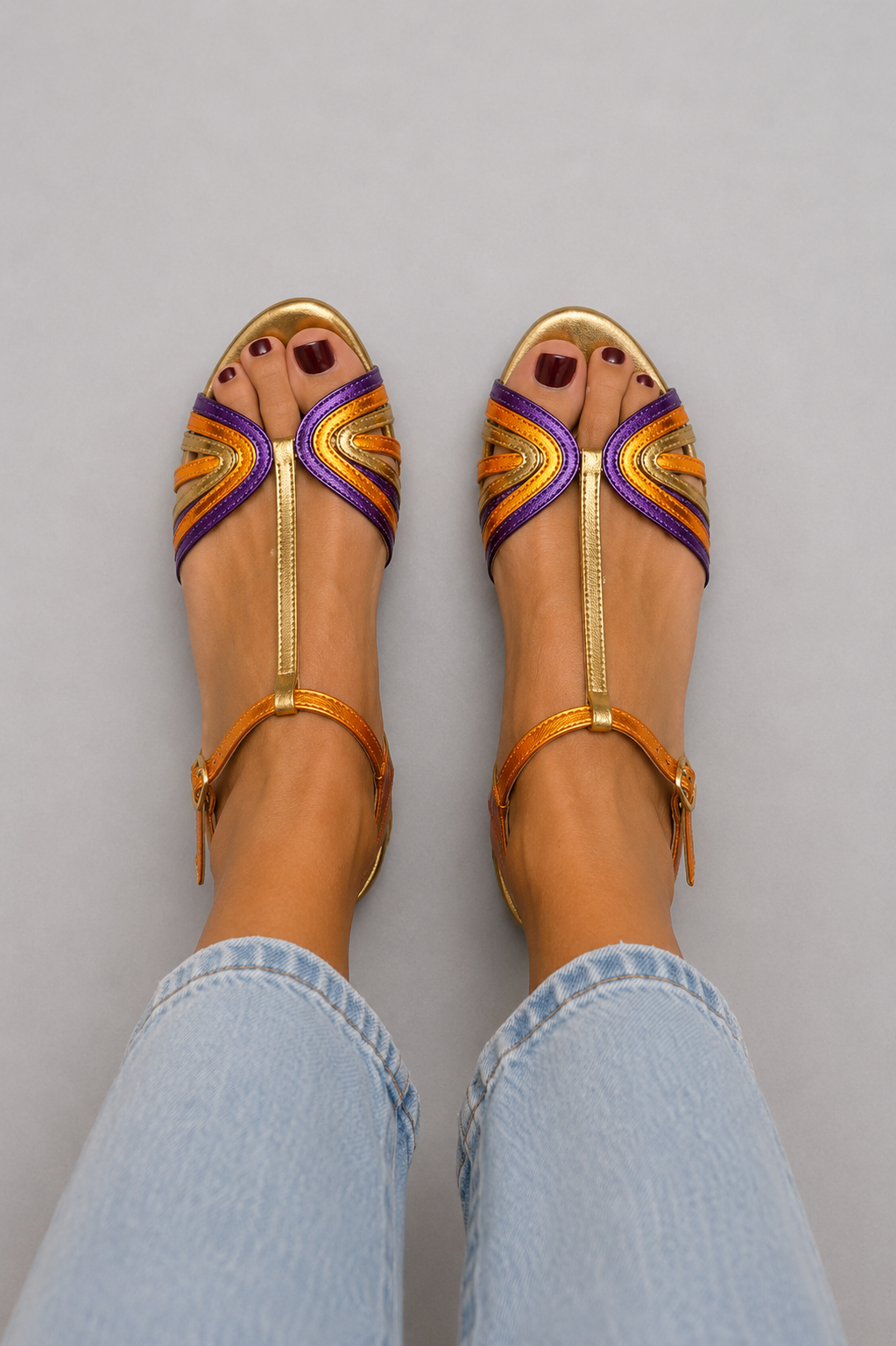 Pastora™ | Sandalias Planas Multicolor