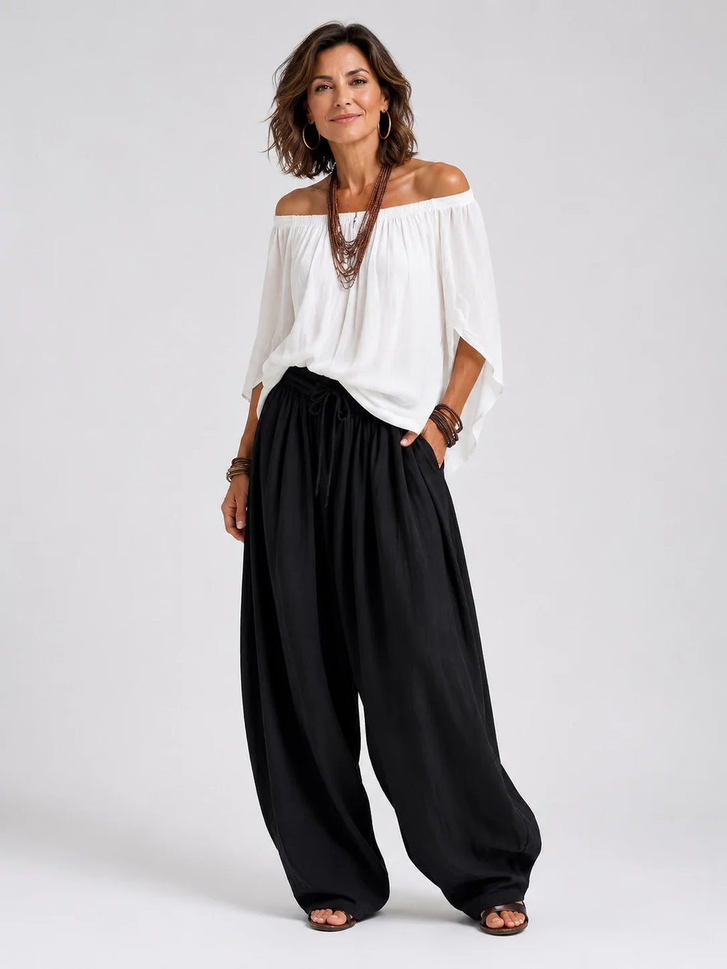 Isabela™ | Conjunto Boho con Hombros Descubiertos
