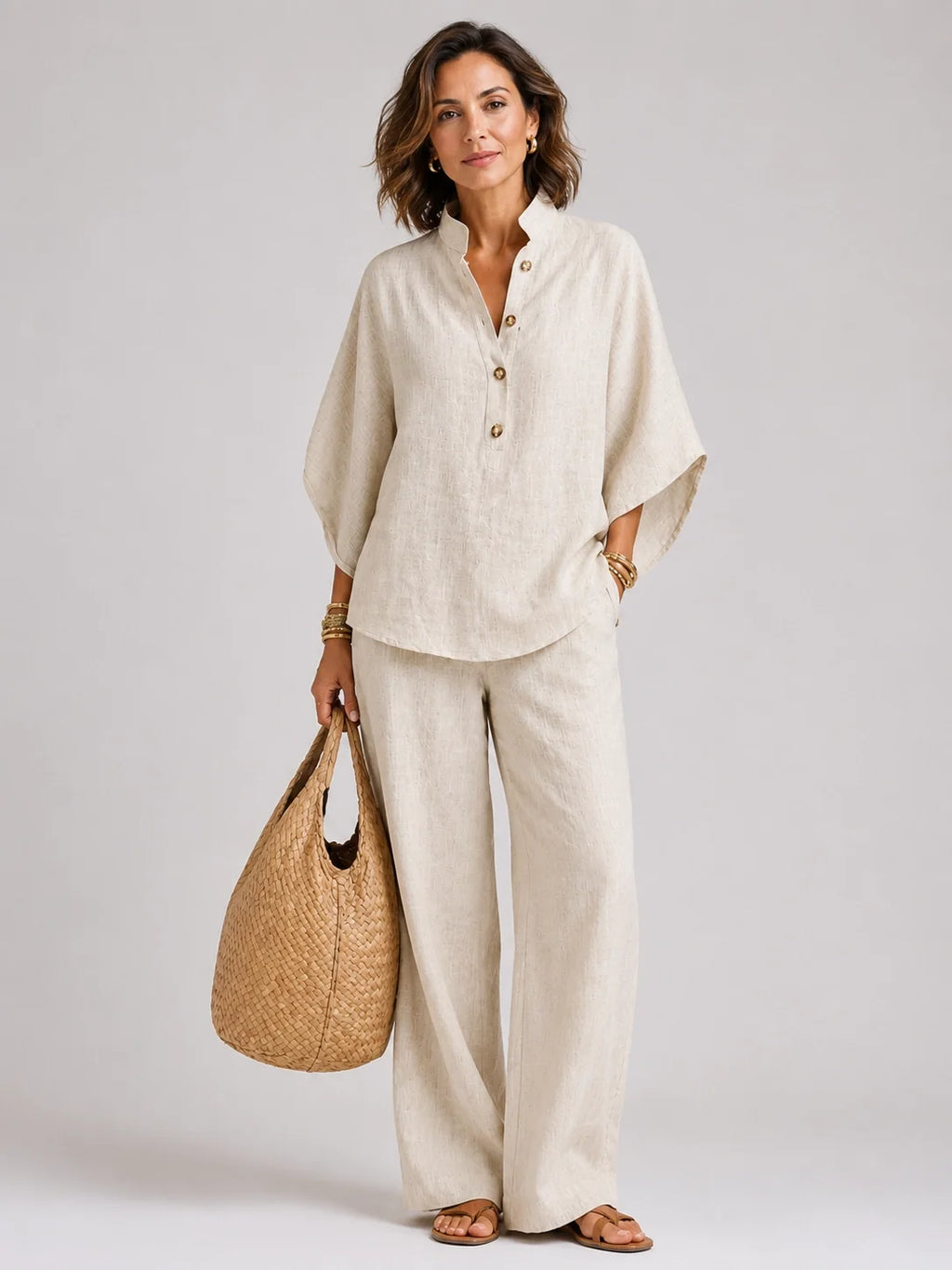 Carlota™ | Conjunto de Dos Piezas Palazzo