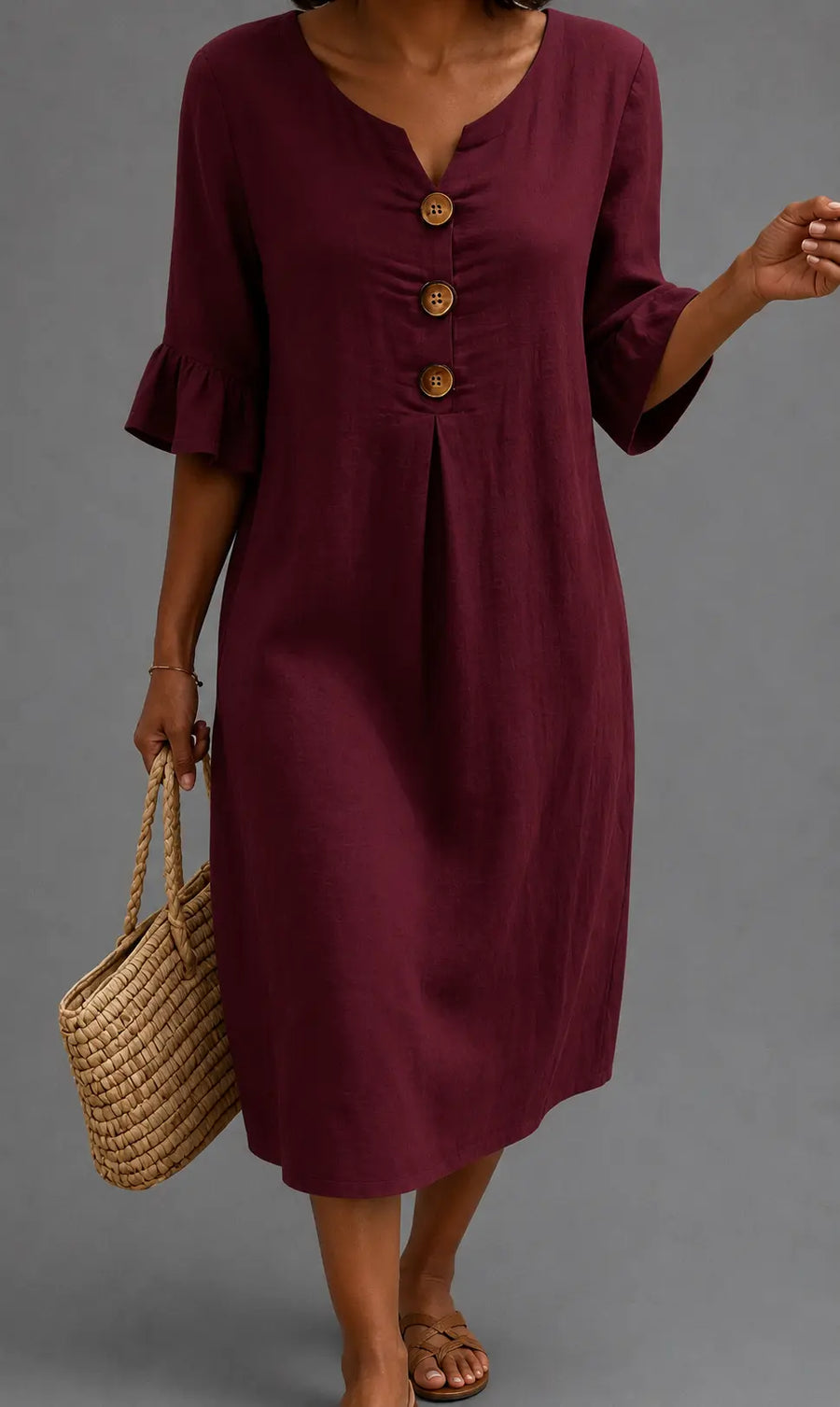 Vestido informal de mujer.