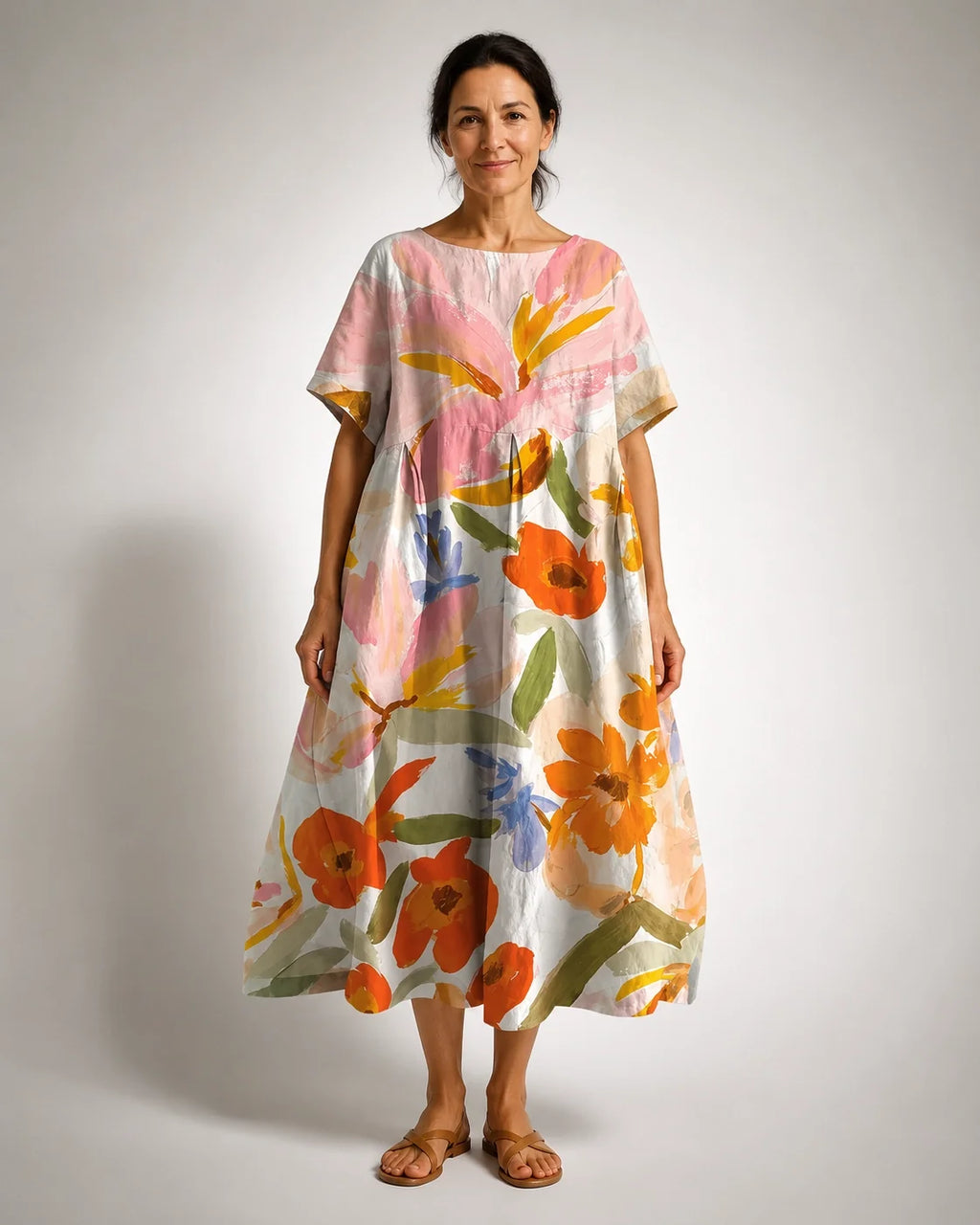 Rosana™ | Vestido Amplio Floral