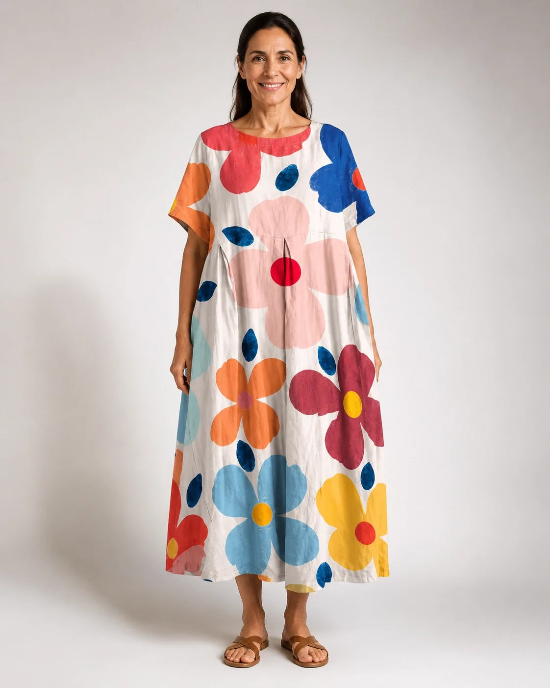 Elisenda™ | Vestido Amplio Floral