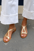 Trinidad™ | Sandalias Planas de Tiras Cruzadas