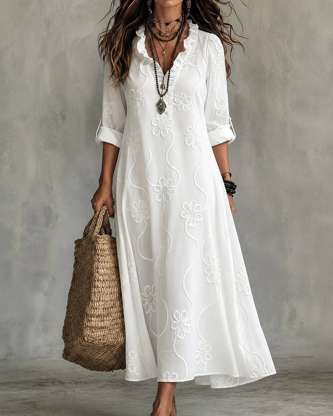 Bonifacia™ | Vestido Largo Fluido