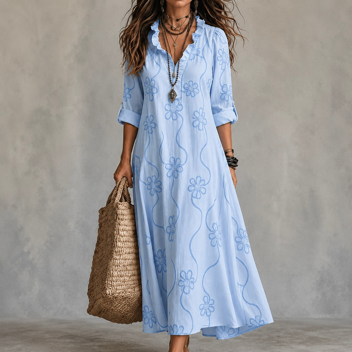 Bonifacia™ | Vestido Largo Fluido