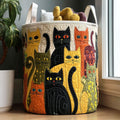 Minerva™ | Cesta Acolchada Diseños de Gatos