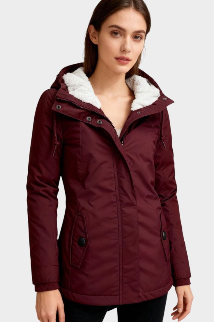 Anna™ | Chaqueta otoñal larga de felpa